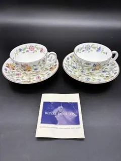 ミントン　カップ・ソーサー　50周年記念ハドンホール　　 　ペア