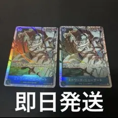ワンピースカード エドワード・ニューゲート SR op13 青黄ナミデッキ