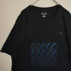 チャンピオン 半袖シャツ Tシャツ ブラック プルオーバー メンズ3XL