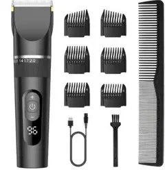 K41 USB充電式 ヘアーカッター 電動バリカンメンズ IPX7防水 5段階のサムネイル