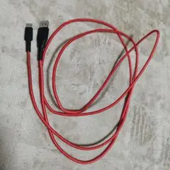オウルテック Type-Cケーブル 2ｍ 断線に強い 急速充電 ブラックレッドのサムネイル