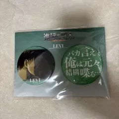 進撃の巨人　リヴァイ　缶バッジ　セット