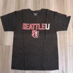 Champion カレッジTシャツ シアトル大学 M 黒 US古着 アメカジのサムネイル