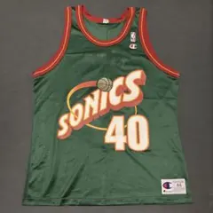 90s NBA シアトル・スーパーソニックス 40番 ショーン ケンプ - メルカリ