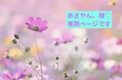 あさやん。様♡専用ページ•*¨*•.¸♬︎