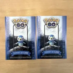 【新品未使用】ポケモンGO コミュニティデイ　ステッカー