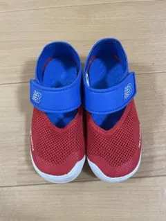 ニューバランス　ウォーターシューズ　サンダル208 赤　青　16.5cm