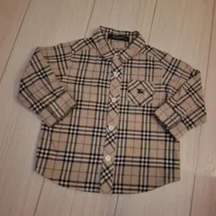 BURBERRY バーバリー キッズ ノバチェック 長袖シャツ 4Y 104cm - メルカリ