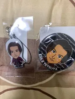 EXILE TETSUYA 缶バッジ クリーナー