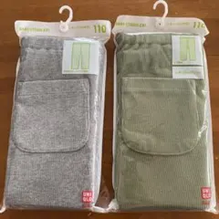【新品未使用】UNIQLOユニクロベビー リブレギンス　10分丈 2点セット