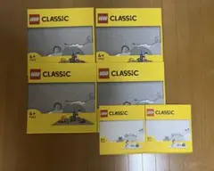 LEGO レゴ 11024 基礎板グレー４枚11026 基礎板ホワイト２枚