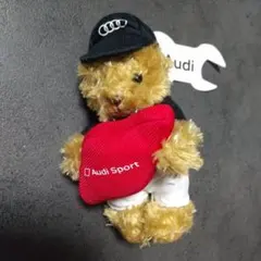 アウディAudi ベア ラグビー　キーチェーン テディベア くま　ぬいぐるみのサムネイル