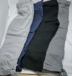 シューラルーサブリナパンツクロップドパンツらくリナМ✕4本まとめ売り