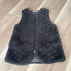 journal standard relume ダークグレー ボアベスト