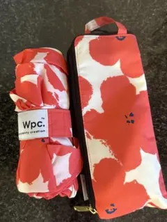 【くるくる様専用】Wpc. 折りたたみ傘 赤い花柄