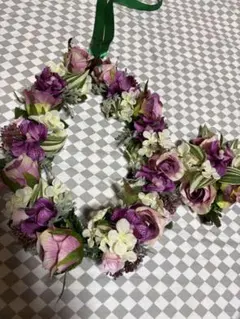 フラダンス用 レイ &クリップパープル系 造花 フラダンス用 レイ &クリップパープル系 造花 - メルカリ