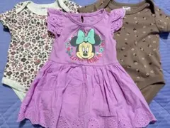 ベビー服 ロンパース ワンピース 3点セット3〜9Mのサムネイル