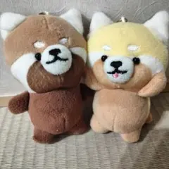 ☆メーカー正規品☆茶色いパンダ 七仔チーザイ ぬいぐるみキーホルダー