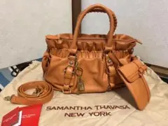 ★サマンサタバサニューヨーク★リエットsmallオレンジバッグ