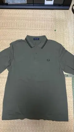 美品】FRED PERRY カーキ 長袖ポロシャツ XLサイズ - メルカリ