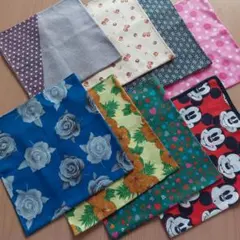 ハンカチ 8枚セット 多彩なデザイン