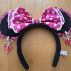 【レア】ディズニーランド ミニー イヤリング カチューシャ