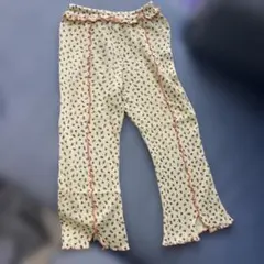 BREEZE 花柄フリル裾 ロングパンツ 120cm