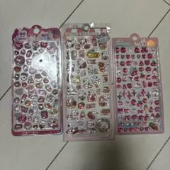 3Dキャラクターシールセット（3枚）