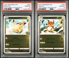 ポケモンカード ピカチュウ ライチュウ 連番　psa10 25周年