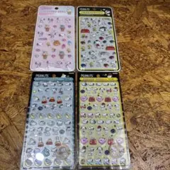 スヌーピボンボンドロップミニ 正規品2枚 ぷくぷくシールスヌーピ2枚の4枚セット