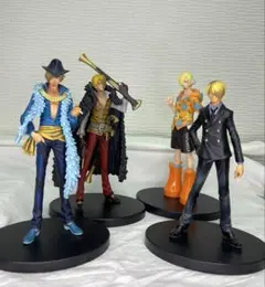 ワンピース THE GRANDLINE MEN サンジ4個セット