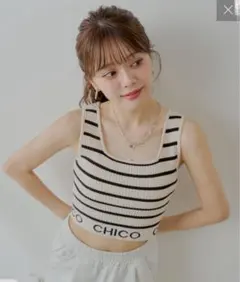 CHICO チコ　トップス　ロゴタンク　＋梅の花おまとめ計4缶写真添付 CHICO チコ トップス ロゴタンク ＋梅の花おまとめ計4缶写真添付