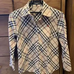 BURBERRY ノバチェック シャツ　七分袖　 38