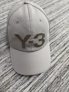 美品　Y-3 グレー ベースボールキャップ