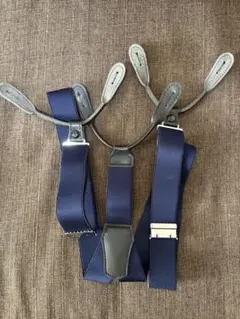 麻布テーラー サスペンダー ネイビー