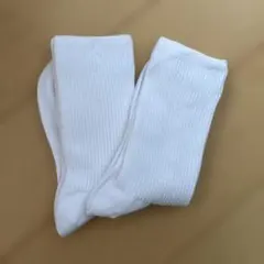 新品 ソックス 靴下 白 19-24㌢ キッズ 2足セット