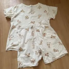 GU キッズ パジャマ 上下セット クマ柄 140cm