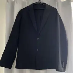 黒カジュアルスーツ　セットアップ（上下セット）