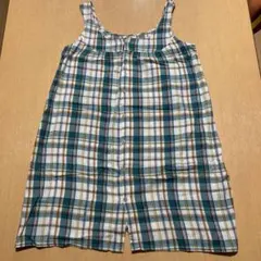 エプロン　チュニック Mサイズ　チェック柄