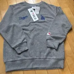 MLB Dodgers キッズ トレーナー グレー 140cm