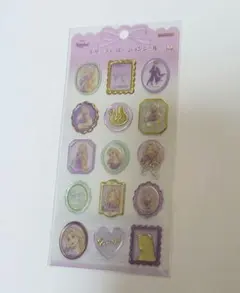 ディズニー　ラプンツェル　レリーフデコレーションシール