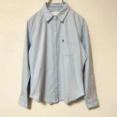 【アバクロンビー&フィッチ】Sシャツ　長袖　水色　キレイ　メンズ　レディ