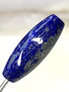 TP495-2ラピスラズリ　天珠形　天然石ビーズパーツ　ブルー