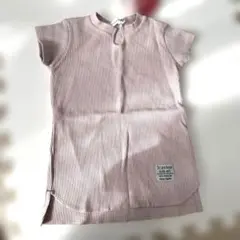 3can4on ワッフル地 半袖Tシャツ ピンクのサムネイル