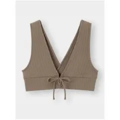 2way レースアップビスチェ ブラウン