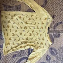 【BRANSHES】ブランシェス バナナ柄 ロンT イエロー 120cm