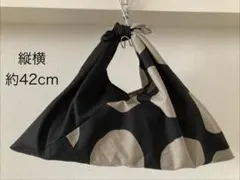 あずま袋（C608）水玉×黒内袋エコバッグハンドメイド吾妻袋（写真要確認）