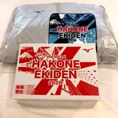 【未開封】2026年箱根駅伝　MIZUNO ベンチコート(F)　タオルセット