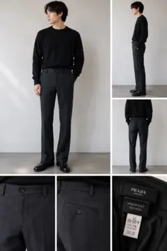 PRADA Wool Dress Pants Made in Italy 46のサムネイル