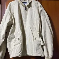 古着　tommy hilfiger トミー ベージュ ブルゾン スイングトップ